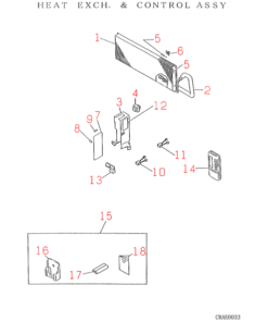 SKM283HENF-W HEAT EXCH. AND CONTROL