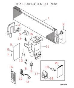 SKM285HENF-L HEAT EXCH. AND CONTROL