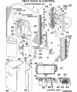 SCM71ZS-W HEAT EXCH. AND CONTROL