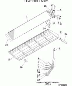 FDEN71VD/1 HEAT EXCH. ASSY