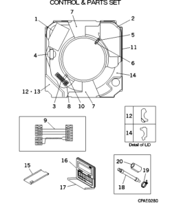 FDTA112KXE4R CONTROL AND PARTS SET