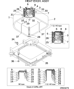 FDTA140KXE4R HEAT EXCH. ASSY