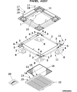 FDTA140KXE4R PANEL ASSY