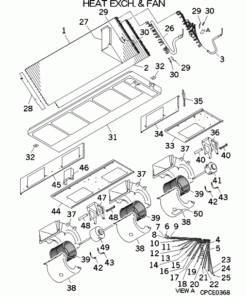 FDUA200VG/F HEAT EXCH. AND FAN