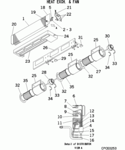 FDUM140VD/1 HEAT EXCH. AND FAN