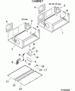FDUM22KXE6 CABINET ASSY