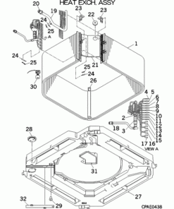 FDT140VH/1 HEAT EXCH. ASSY
