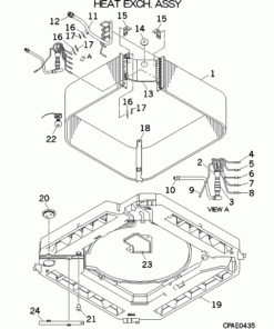FDT40VH/1 HEAT EXCH. ASSY
