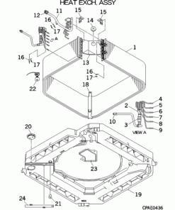 FDT60VH/1 HEAT EXCH. ASSY