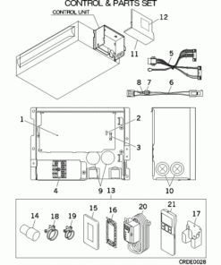 SRR60ZS-W CONTROL AND PARTS SET