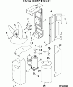 FDC71VNX/B FAN AND COMPRESSOR
