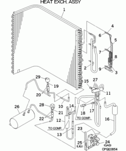 FDC71VNX/L HEAT EXCH. ASSY