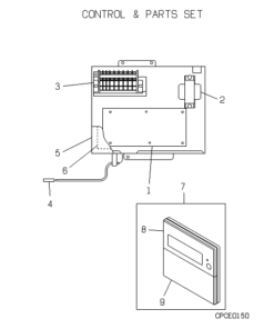 FDR408-A CONTROL AND PARTS SET
