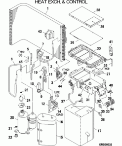 SRC35ZSA-W/A HEAT EXCH. AND CONTROL