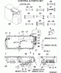 FDCA71VNX-W/1 CONTROL AND PARTS SET
