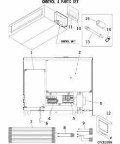 FDU140VH/A CONTROL AND PARTS SET