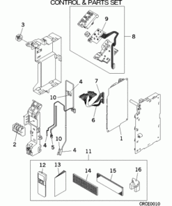 SRF35ZS-W CONTROL AND PARTS SET