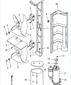FDCA125VSX-W/1 FAN AND COMPRESSOR
