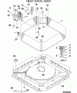 FDT28KXZE1-W/A HEAT EXCH. ASSY