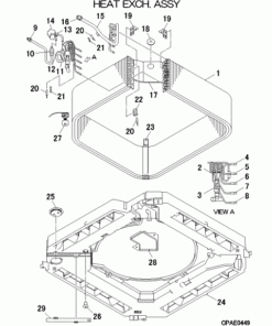 FDT56KXZE1-W/A HEAT EXCH. ASSY