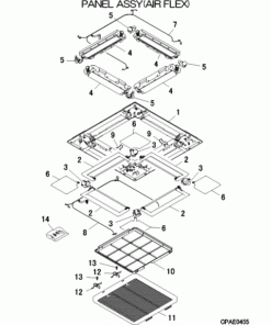 FDTC28KXZE1-W/A PANEL ASSY(AIR FLEX) GRID