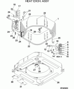 FDTC56KXZE1-W/A HEAT EXCH. ASSY