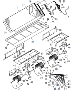 FDUA200VH/1 HEAT EXCH. AND FAN
