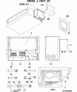 FDUT15KXE6F-W/1 CONTROL AND PARTS SET