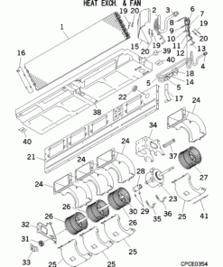 FDUT71KXE6F-W/1 HEAT EXCH. AND FAN