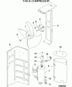 SCM100ZS-W FAN AND COMPRESSOR