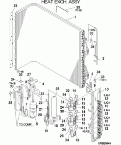 SCM100ZS-W HEAT EXCH. ASSY