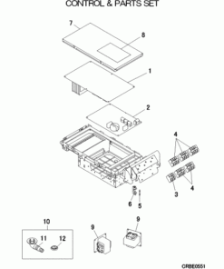 SCM100ZS-W CONTROL AND PARTS SET