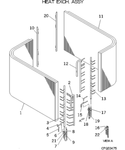 FDC450KXE6/A HEAT EXCH. ASSY