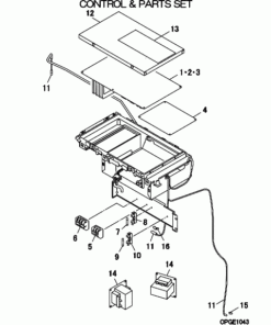 FDC125VNP-W/1 CONTROL AND PARTS SET