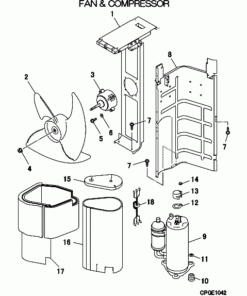 FDC125VNP-W/1 FAN AND COMPRESSOR