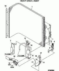FDC125VNP-W/1 HEAT EXCH. ASSY