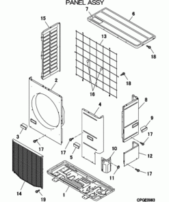 FDC125VNP-W/1 PANEL ASSY