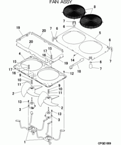 FDC475KXZRE2/1 FAN ASSY