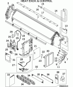 SRK71ZRA-W/A HEAT EXCH. AND CONTROL