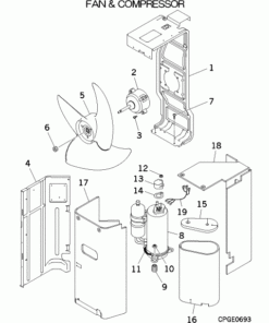 DXC24VNX/1 FAN AND COMPRESSOR