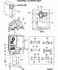 DXC34VNX/1 CONTROL AND PARTS SET
