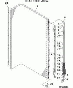 DXCA55VSA/1 HEAT EXCH. ASSY