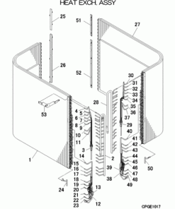 FDC475KXZE2/A HEAT EXCH. ASSY