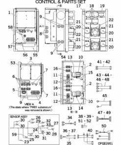 FDC475KXZRE2/A CONTROL AND PARTS SET