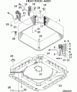 FDT71VH/B HEAT EXCH. ASSY