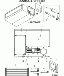 DXU24VF/1 CONTROL AND PARTS SET