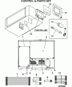DXU55VF/1 CONTROL AND PARTS SET
