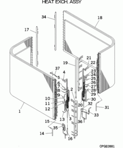 ESA30EH-25/1 HEAT EXCH. ASSY