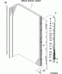 FDC224KXZPE1/1 HEAT EXCH. ASSY