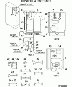 FDC280KXZPE1/1 CONTROL AND PARTS SET